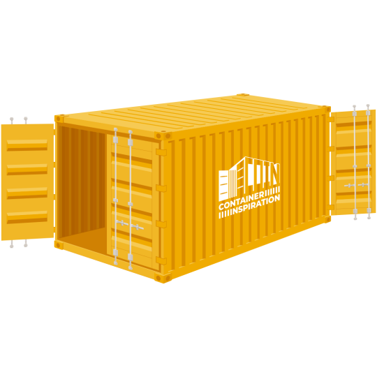 20-Fuß-Doppeltüren-Container mit Türen an beiden Stirnseiten